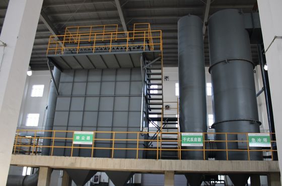 Gas Inlet Dry Reaction Towers In High Temperature Applications